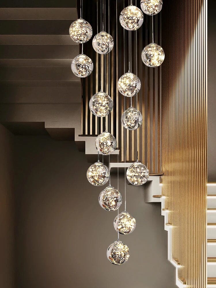 Bella Glass Ball Chandelier | Fervei
