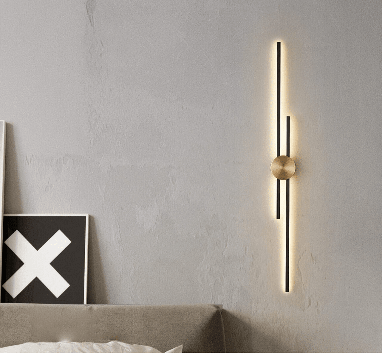 Bethnal Minimalist  Copper Wall Light | Fervei