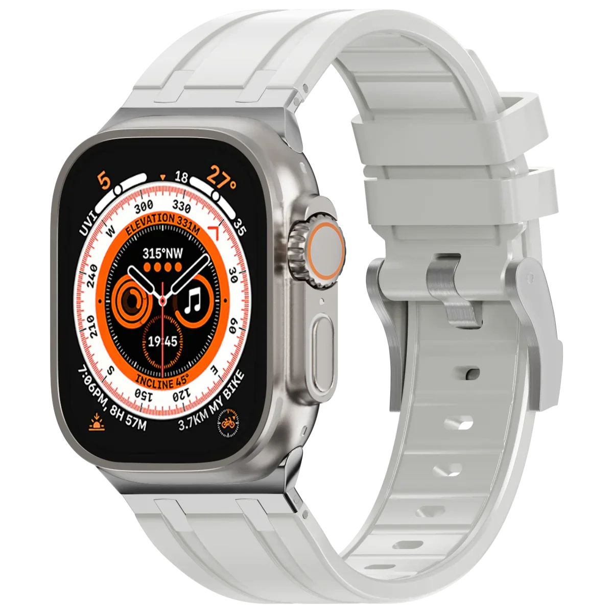AP Silicone Wristband Fits Apple Watch Adjustable Size 130–220mm