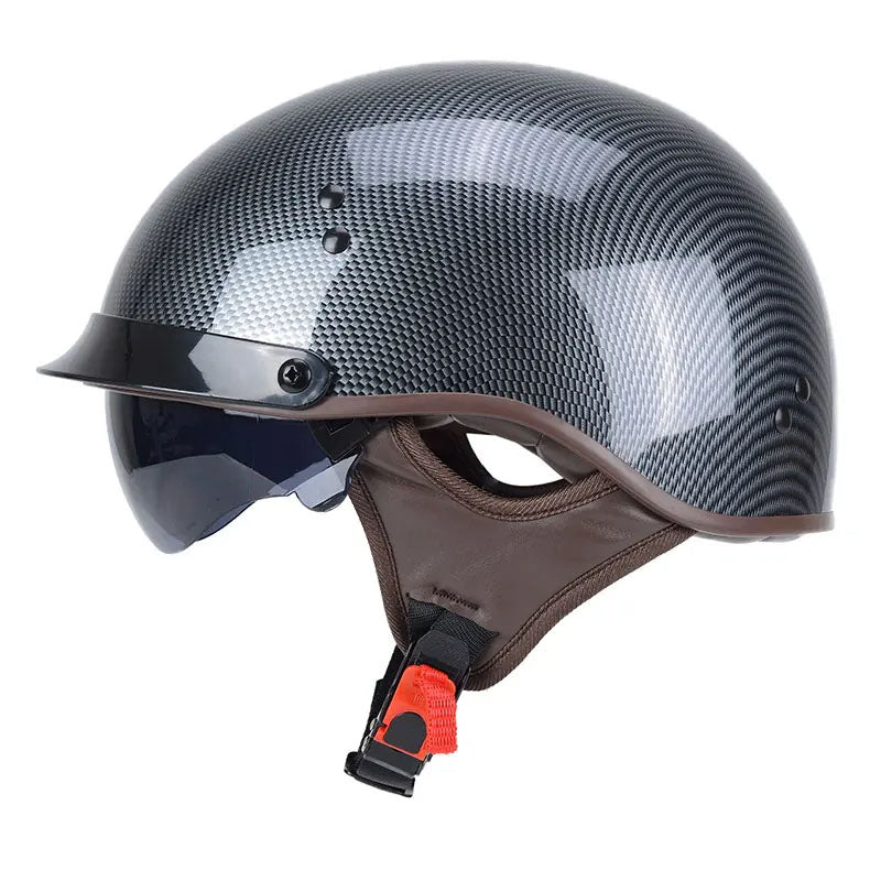 DOT Approved Chopper Sunglass Helmet With UV Visor And Lightweight Comfort