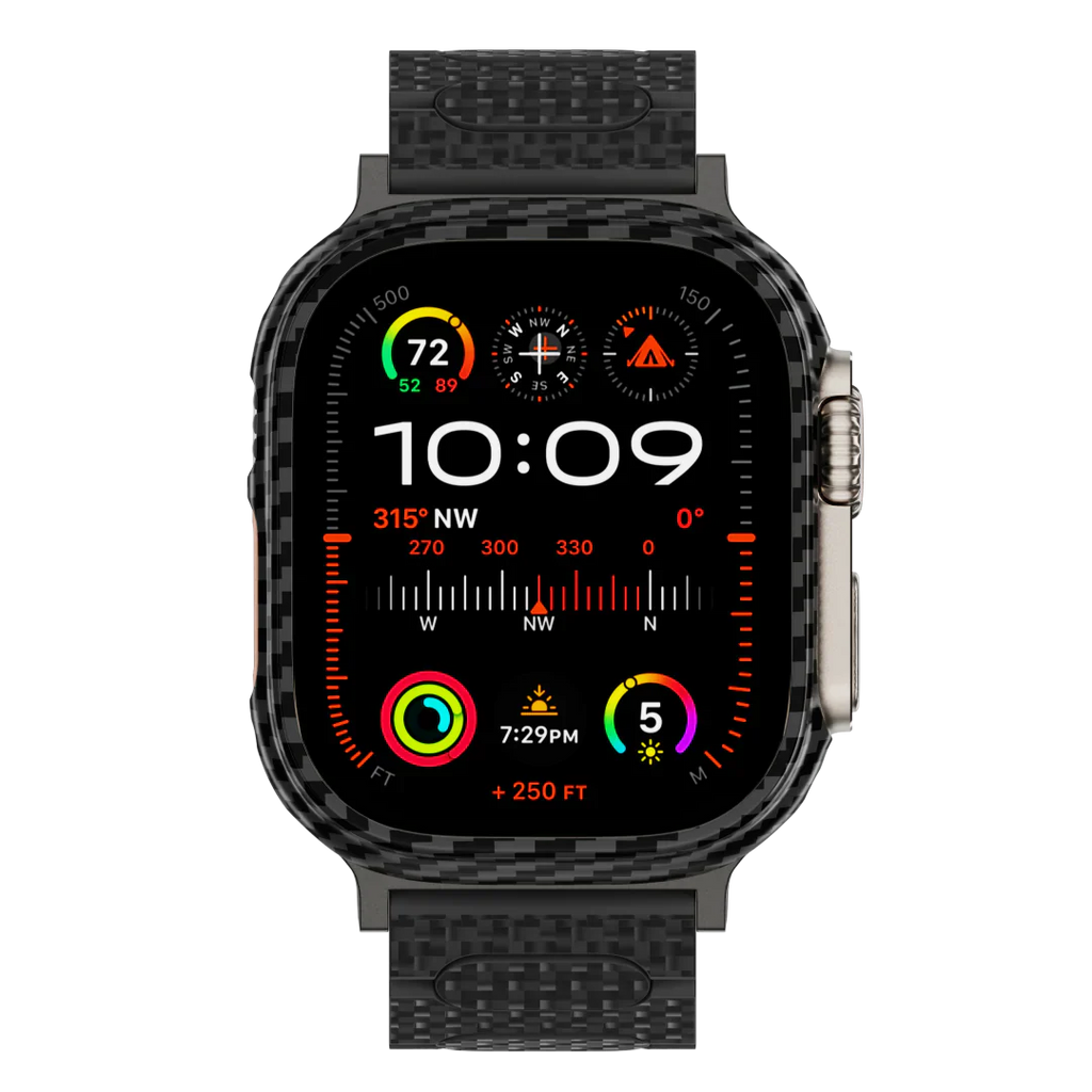 Řemínek z uhlíkových vláken T01 pro chytré hodinky a fitness náramky