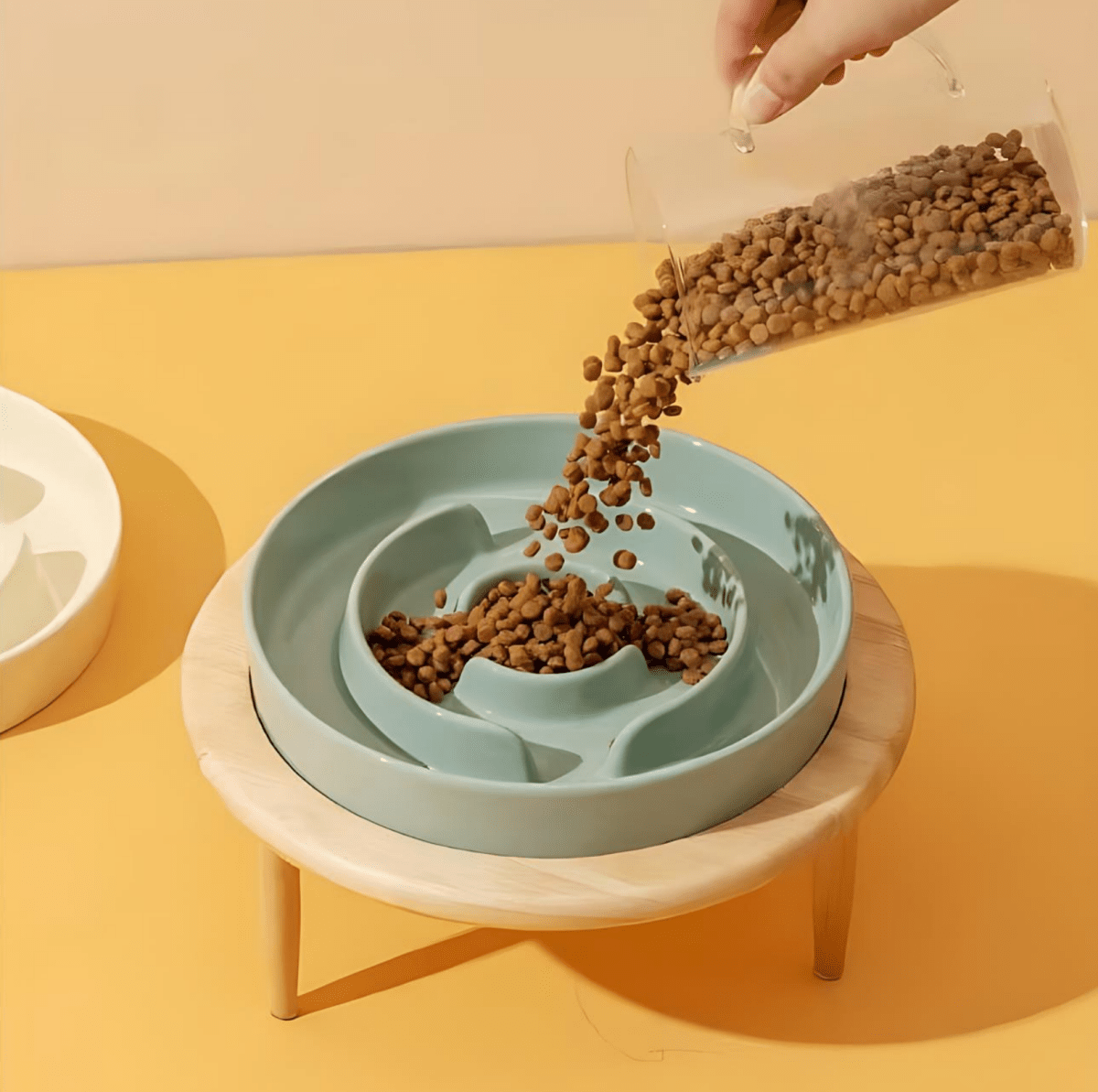 ZenPaws Premium Slow Feeder Bowl For Dogs And Cats