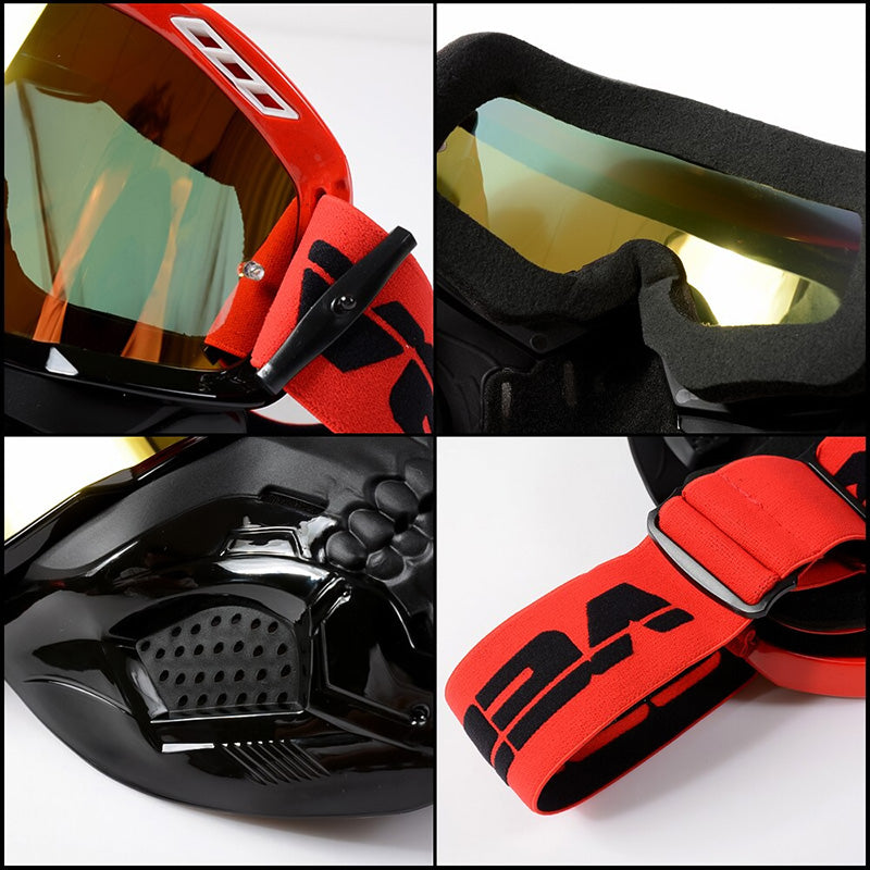 Brýle Skull pro motocyklisty s nárazuvzdorným PC sklem a pohodlím