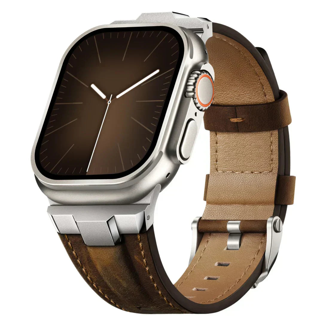 Skórzany pasek do Apple Watch w stylu przygodowym do codziennego noszenia