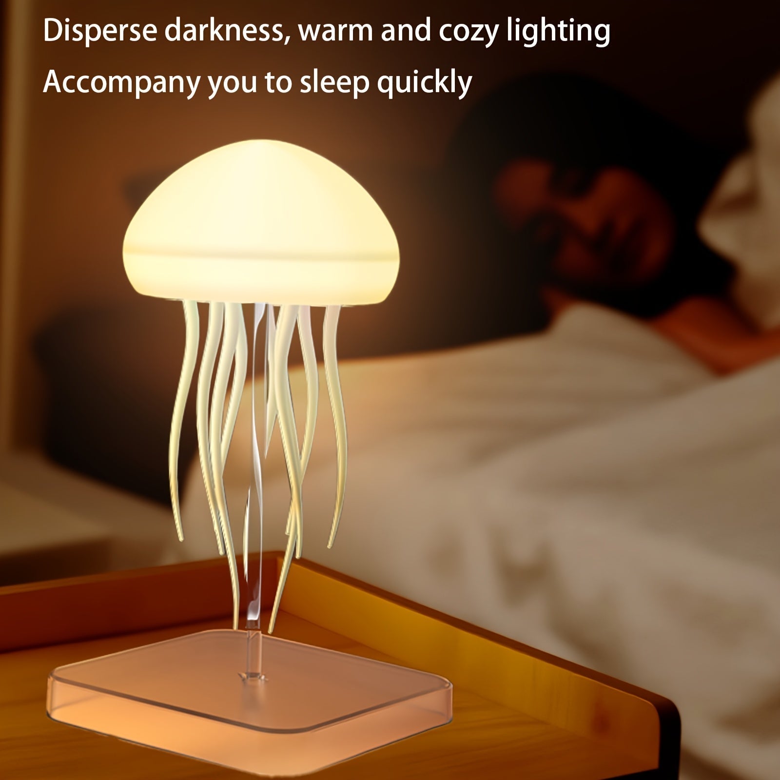 Dancing Jellyfish Bedside Lamp with Remote Control
