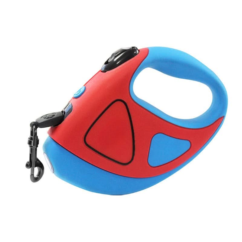 NovaGrip Auto Dog Leash With LED Light And Ergonomic Anti Slip Handle