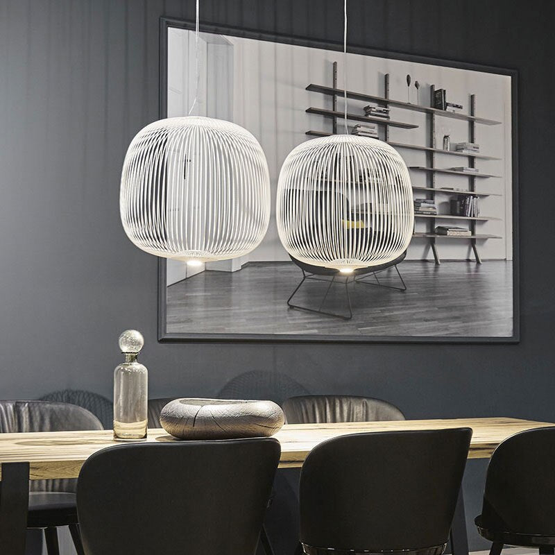 Lyra Spokes Pendant Light, 52cm Diameter, 200cm Height