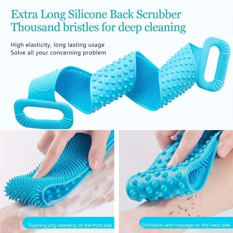 GlowWave Silicone Body Scrub Brush For Smooth And Radiant Skin
