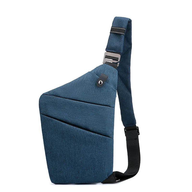 Sac bandoulière de voyage sécurisé avec design anti-vol pour des déplacements en toute sécurité