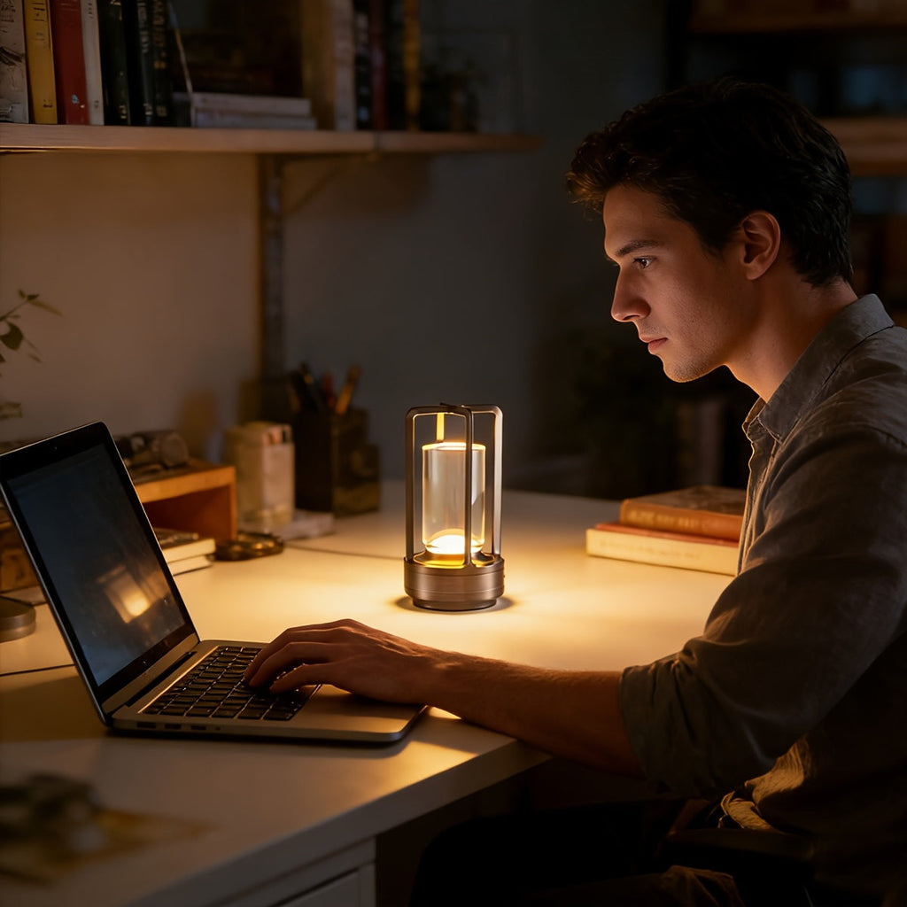 Rechargeable Vintage Table Lamp