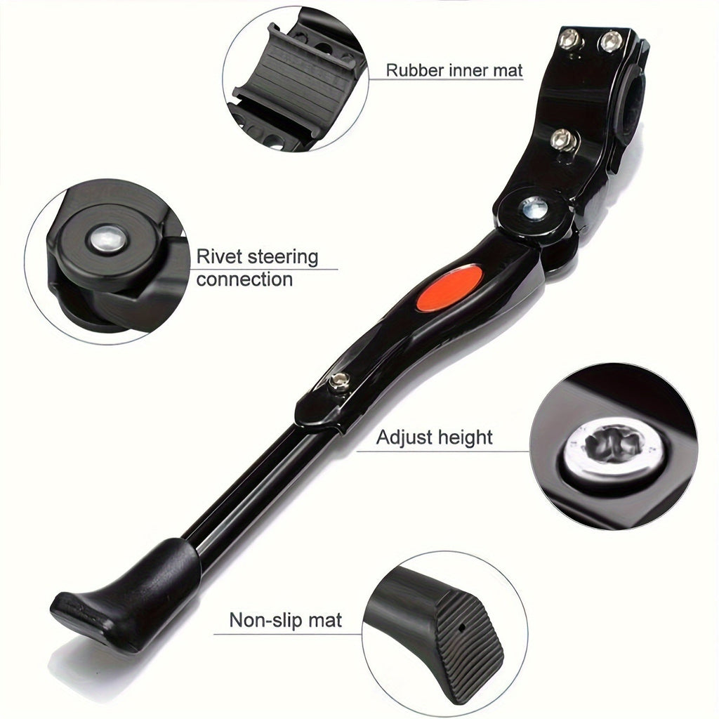 Adjustable Aluminum Kickstand For MTB City And E Bikes