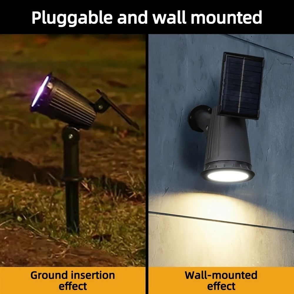 RGB Solar Spotlight Set for Trees and Backyard Decor