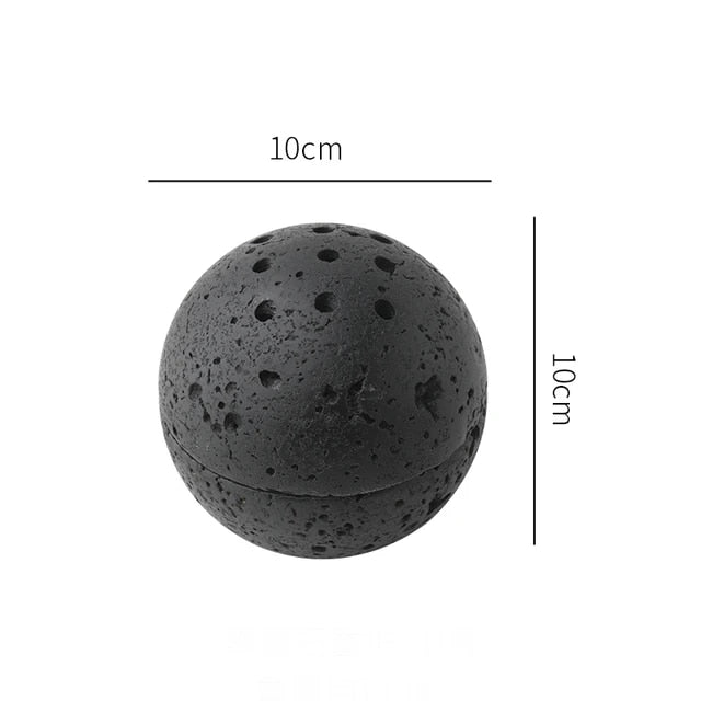 Marble Stone Incense Burner With Cave Hole Design In 7 Colours