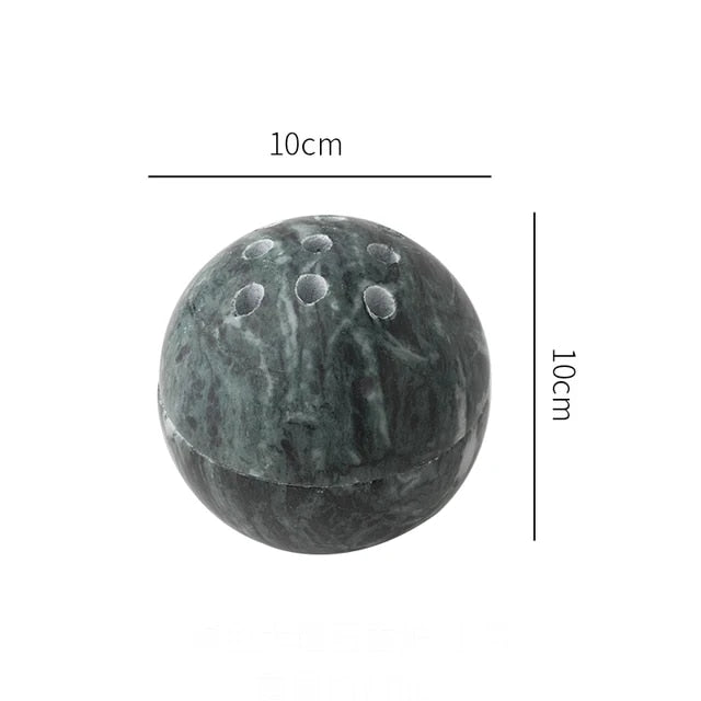 Marble Stone Incense Burner With Cave Hole Design In 7 Colours