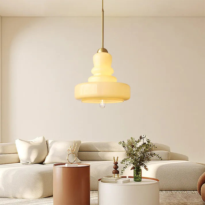 Orion Bauhaus Flaske Glas Pendelarmatur Til Moderne Interiører