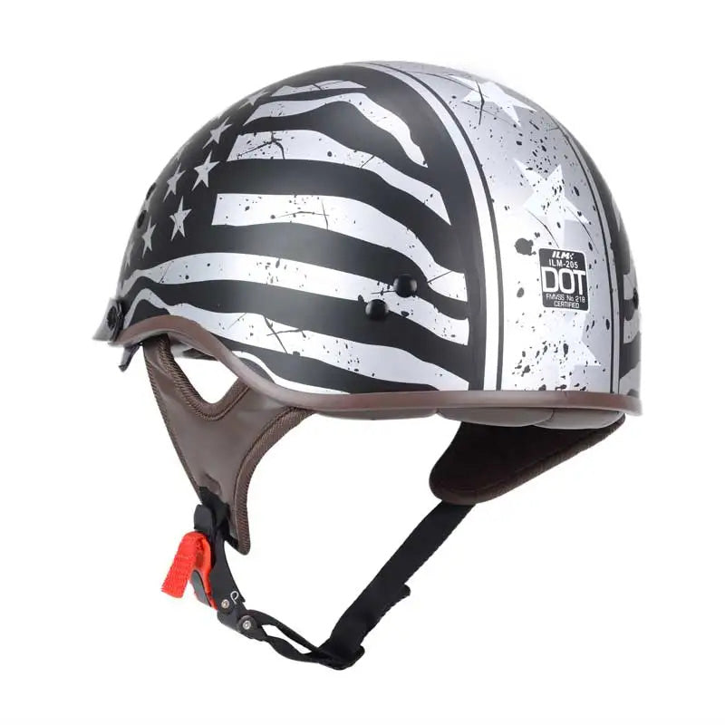 DOT Approved Chopper Sunglass Helmet With UV Visor And Lightweight Comfort