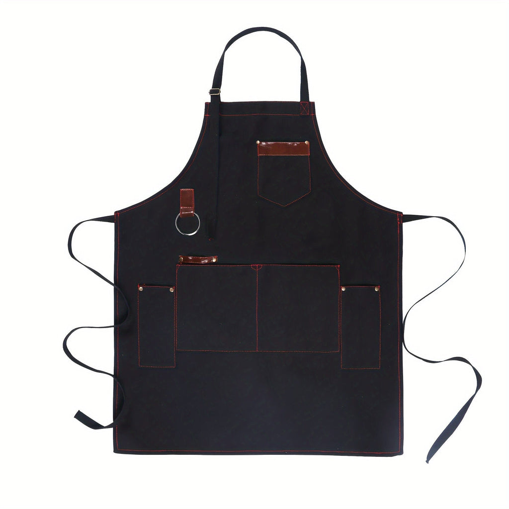 Thick Canvas Chef Apron with Pockets