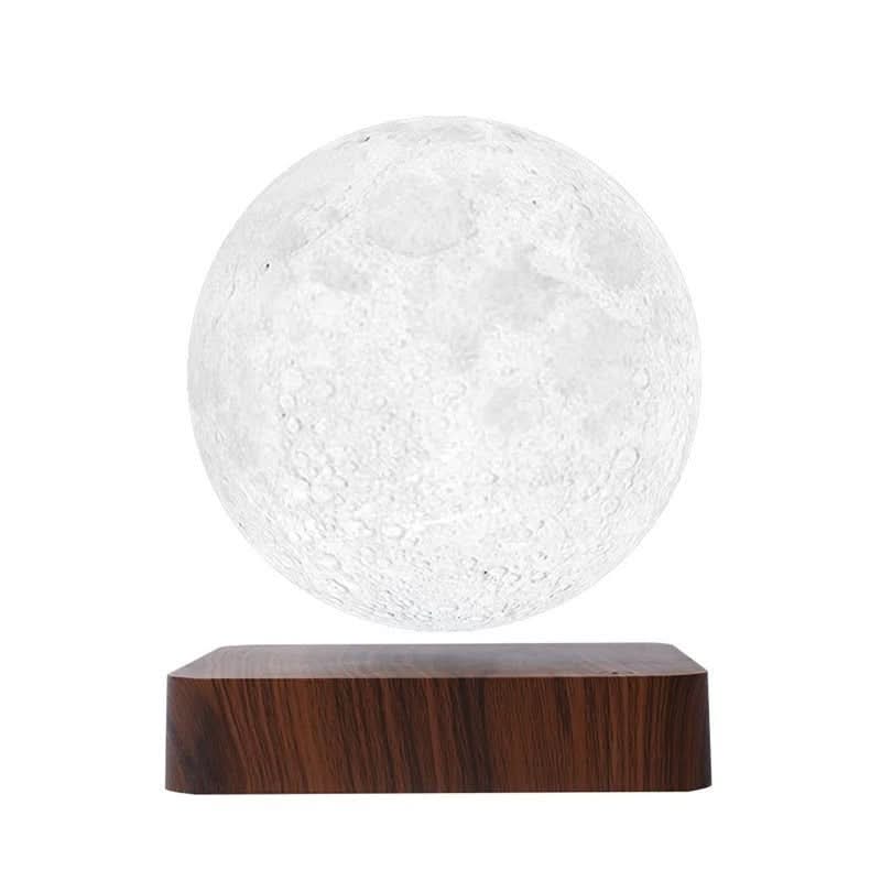 LunaWisp Floating Moon Lamp With Three Light Colors And Magnetic Suspension