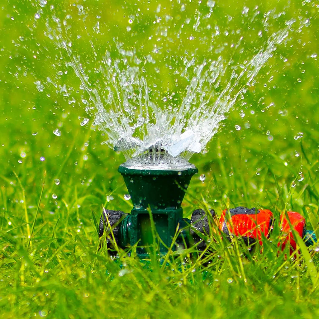 NovaFlow 360 Lawn Sprinkler Metal 360 Degree Garden Irrigation