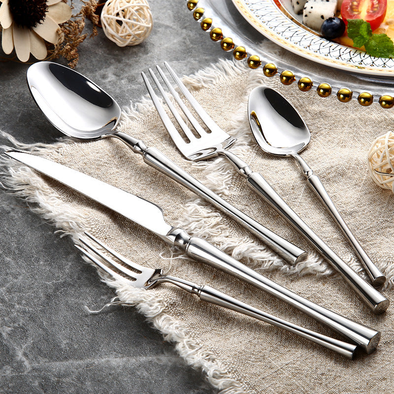 Serena Cutlery Set In Silver Finish For Everyday Dining And Entertaining