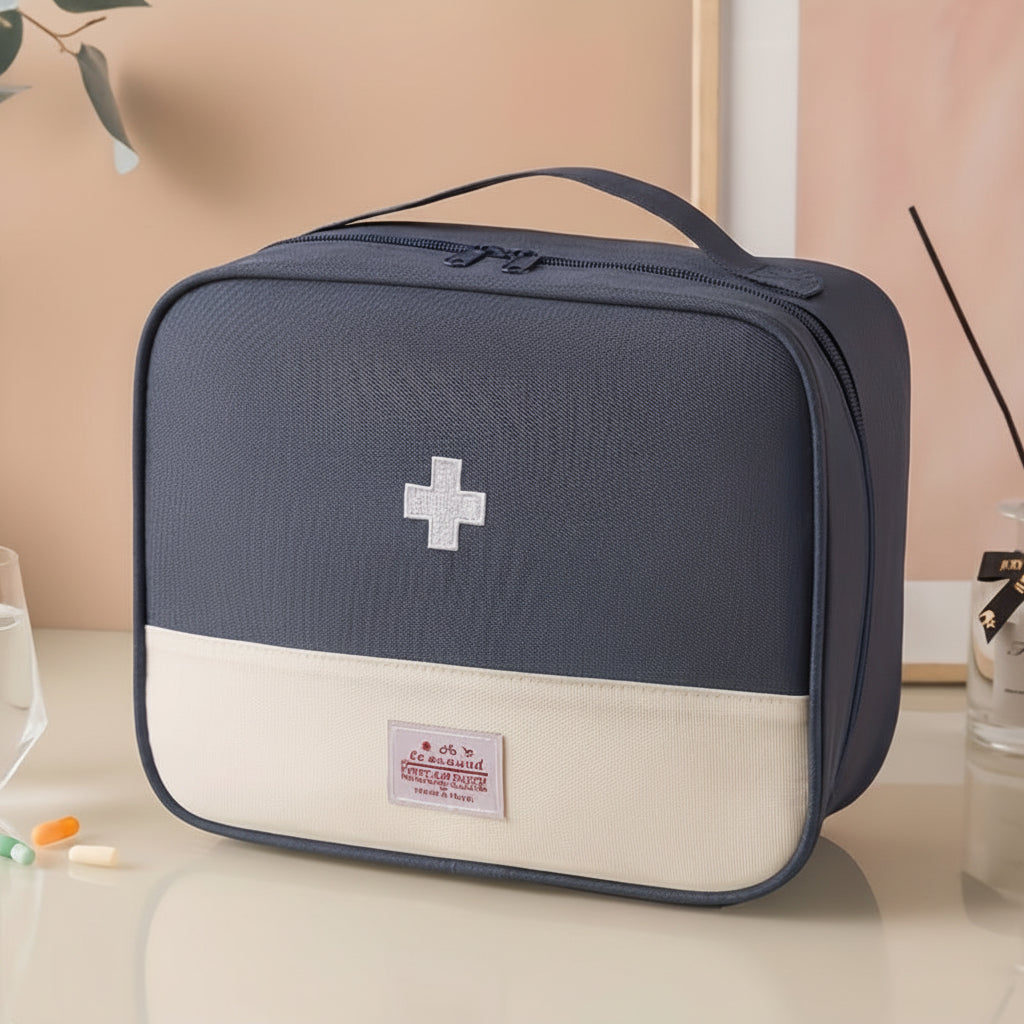 Borsa organizer per pronto soccorso XL per una conservazione medica strutturata a casa o in viaggio