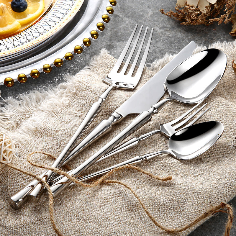 Serena Cutlery Set In Silver Finish For Everyday Dining And Entertaining