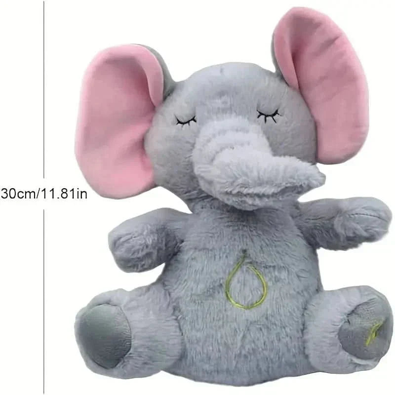SereneCuddle Elephant Calming Breathing And Sleep Light
