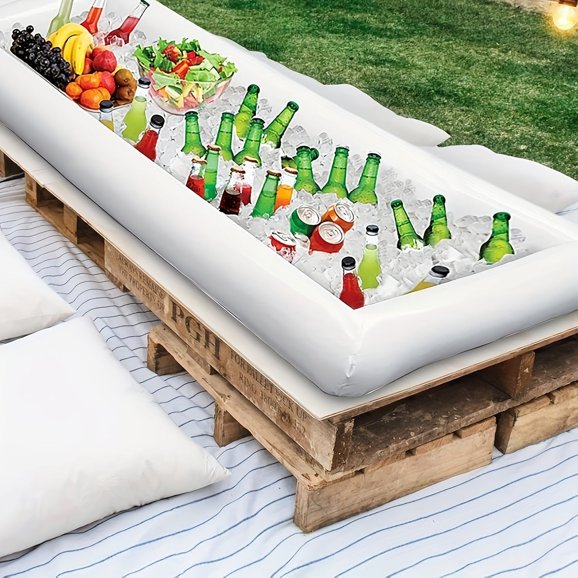 Inflatable Ice Trough Party Cooler