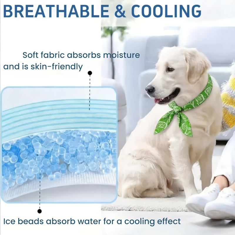 Reusable Pet Cooling Bandanas