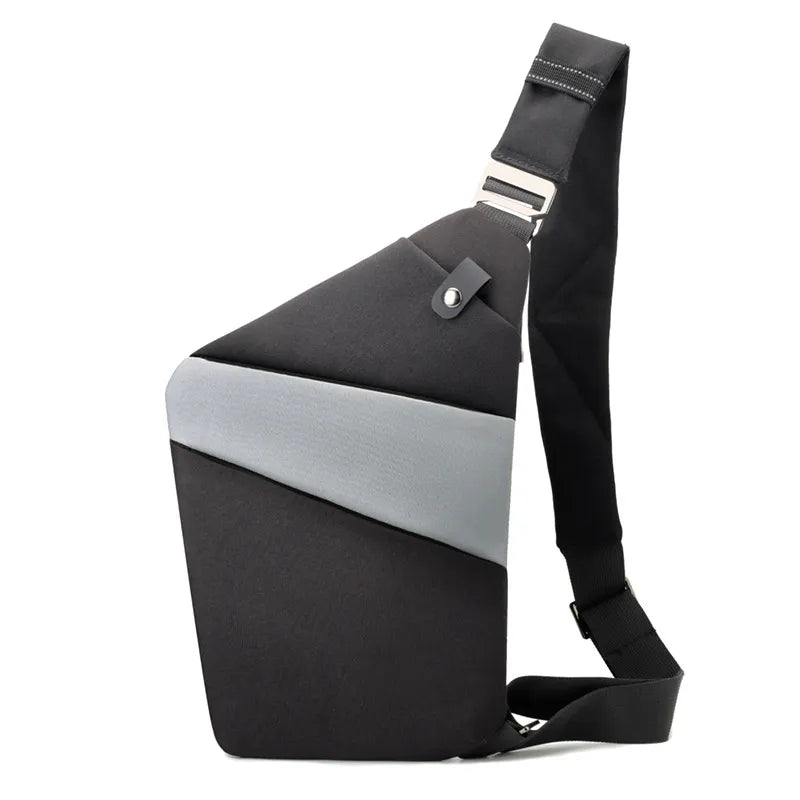 Sac bandoulière de voyage sécurisé avec design anti-vol pour des déplacements en toute sécurité