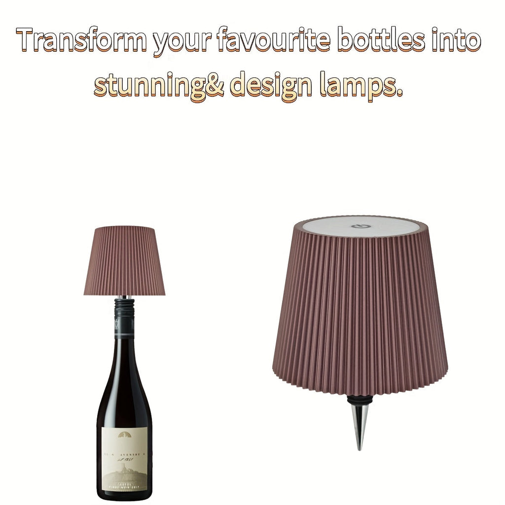 Rechargeable Bottle Table Lamp