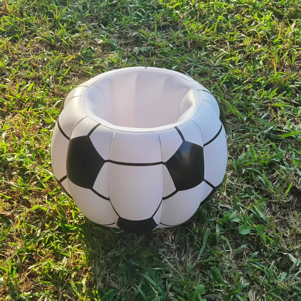 Inflatable Soccer Ice Bucket Party Cooler Set