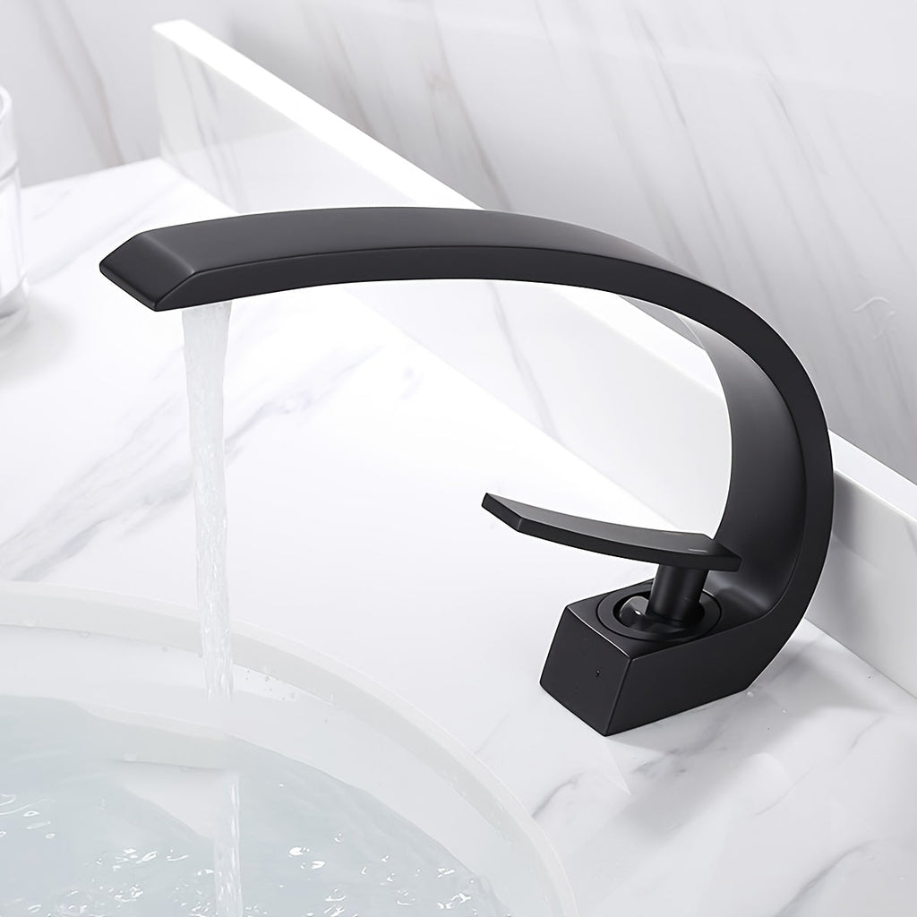 Black Brass Basin Faucet