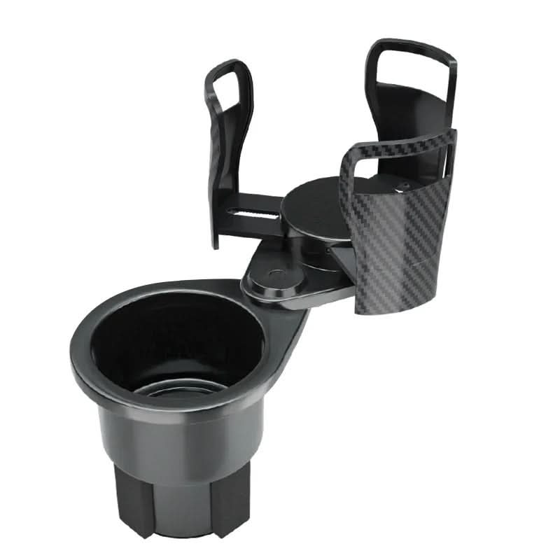 CupSpin Duo Car Cup Holder, 360 Degree Swivel for Two Drinks