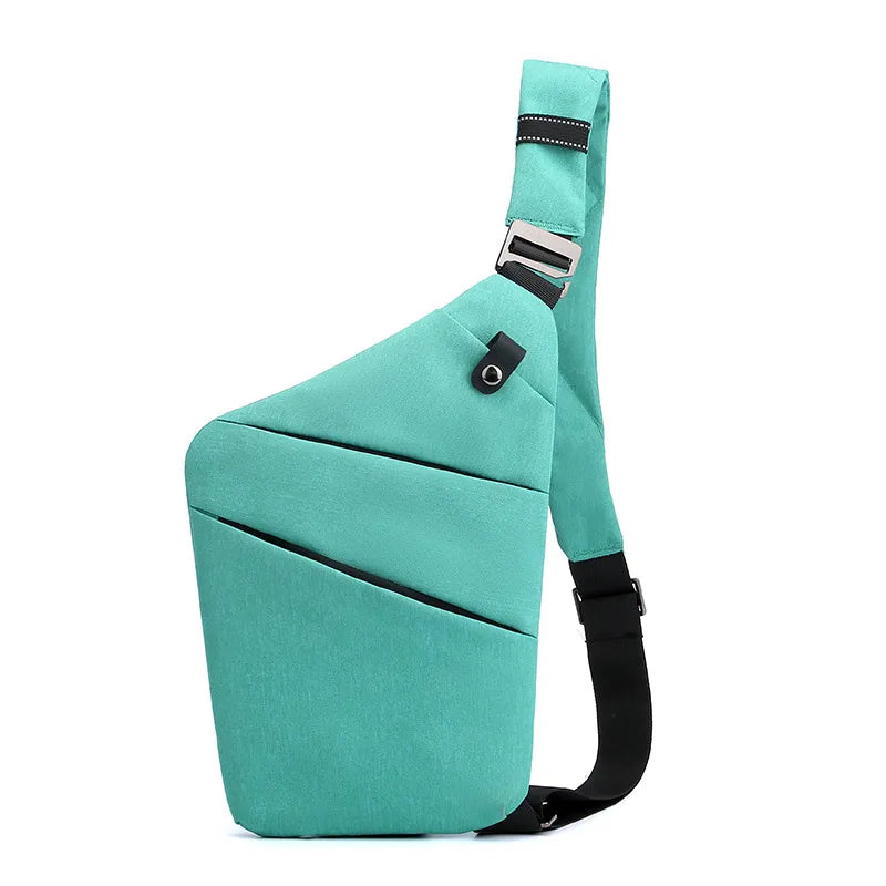 Sac bandoulière de voyage sécurisé avec design anti-vol pour des déplacements en toute sécurité