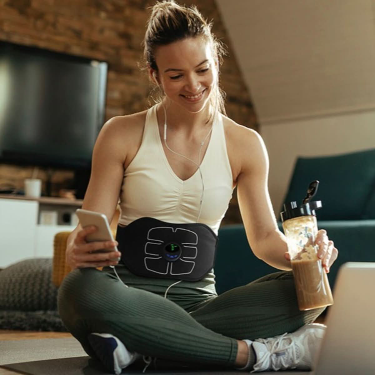 FlexiSculpt EMS Abdominal Trainer For Effective Home Training