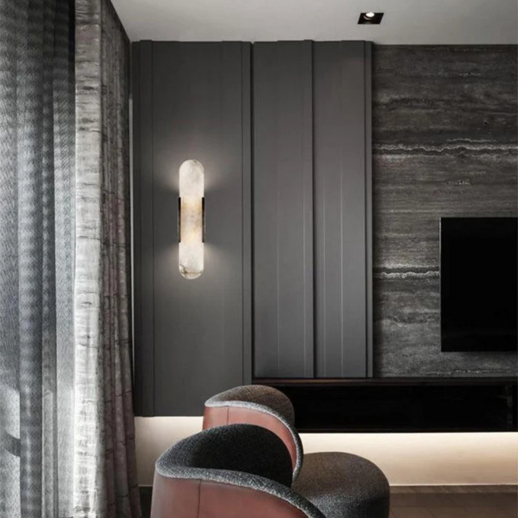Ścienna lampa LED Aurora Marble do ambientowego oświetlenia wnętrz