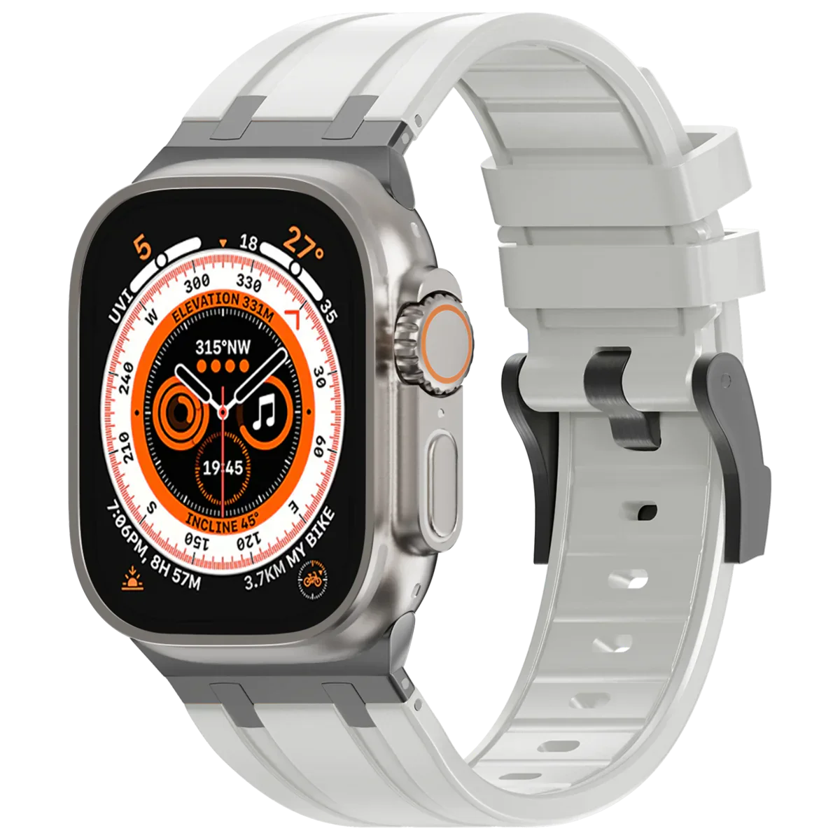 AP Silicone Wristband Fits Apple Watch Adjustable Size 130–220mm