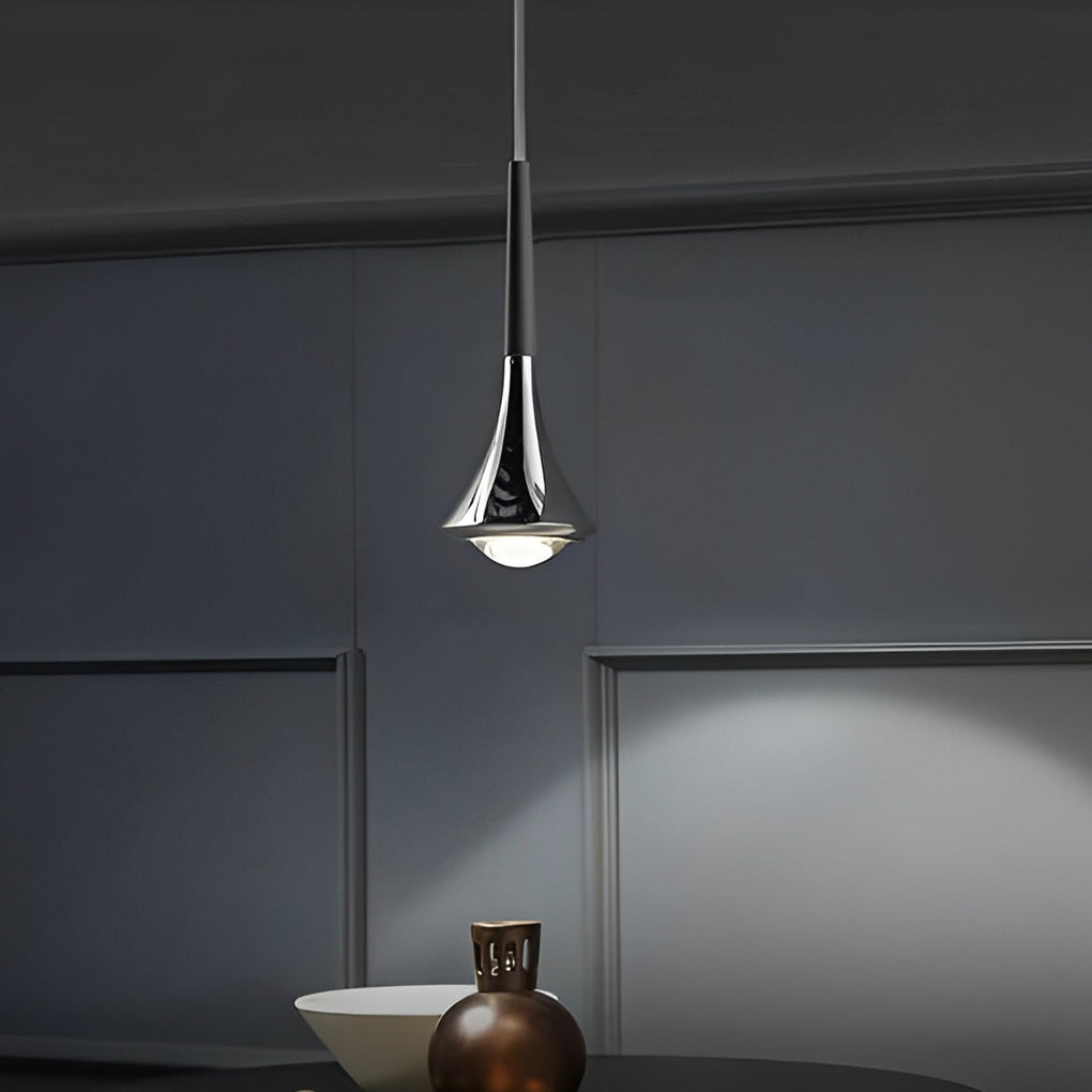 Kuzey Merdiveni İçin Su Damlası Metal LED Sarkıt Aydınlatma, 1 Işık