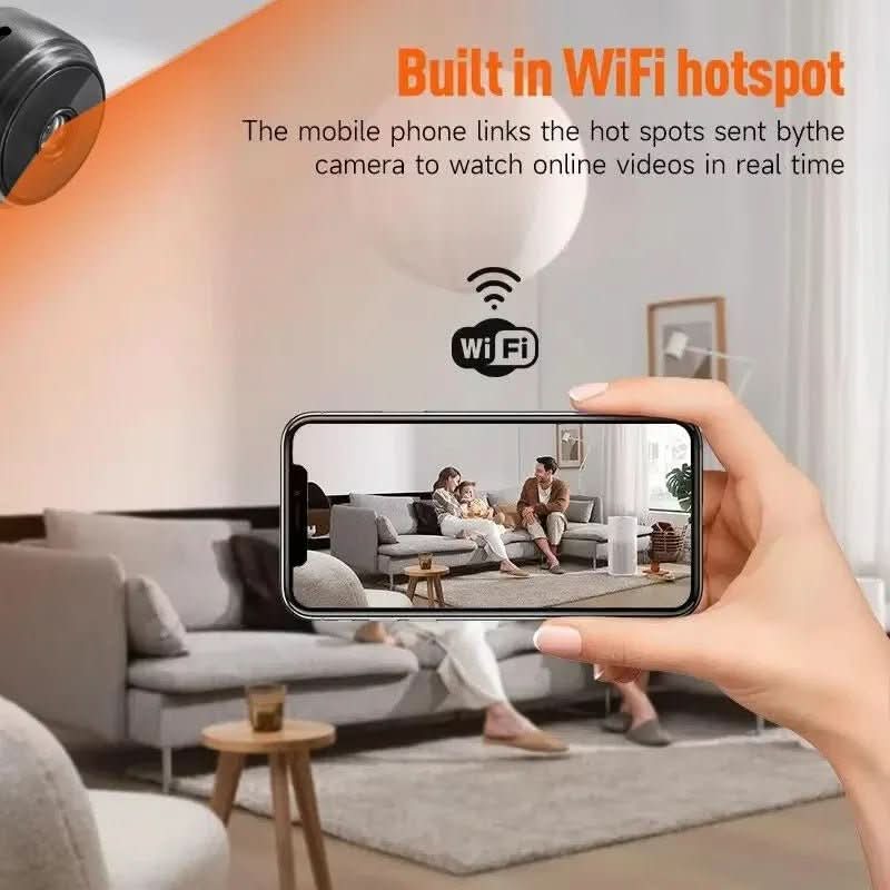 NovaCam Mini kompaktní bezpečnostní kamera 1080P s nočním viděním a ovládáním přes aplikaci