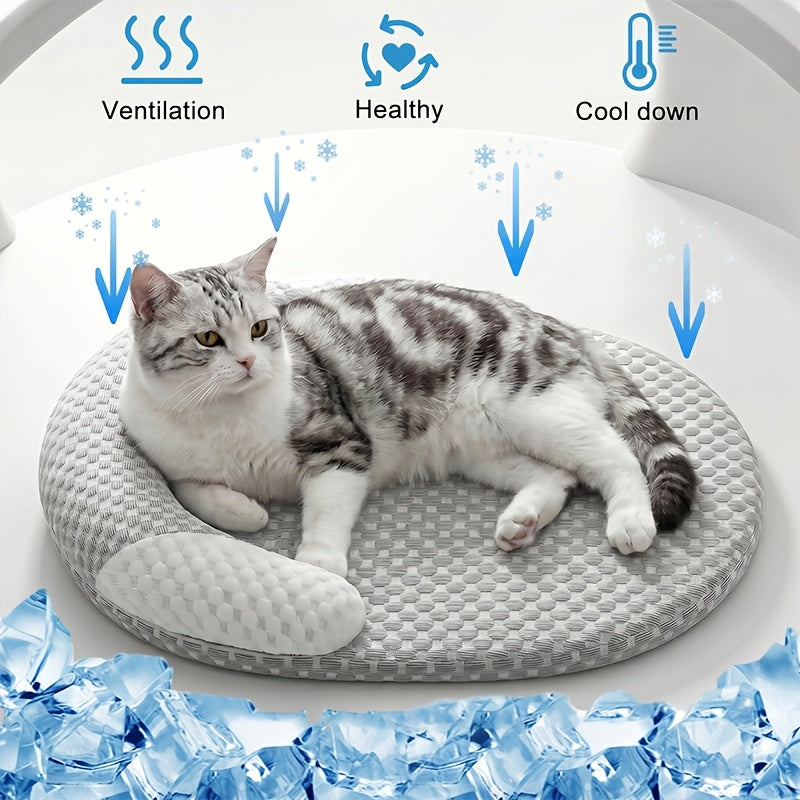 Round Cooling Pet Bed
