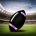 Bola de Rugby Nova Grip em Pele PU Tamanho Oficial 9 para Treino e Jogo ao Ar Livre