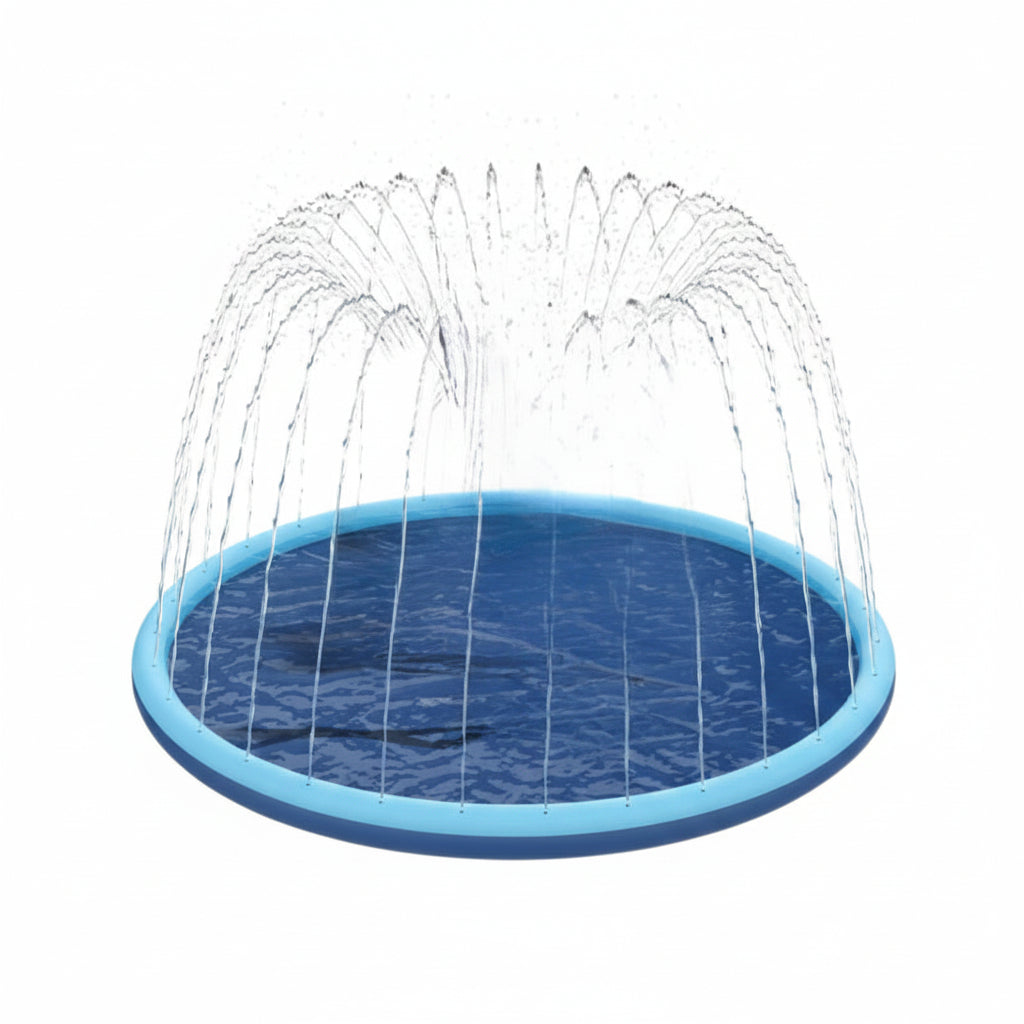 Overdimensioneret sprinkler-poolmåtte