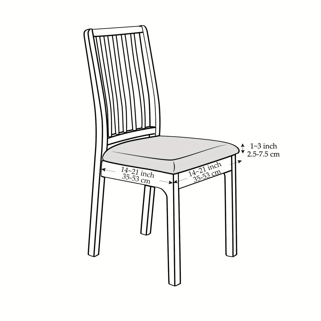 Modern Stretch Protection for Elegant Dining Chairs