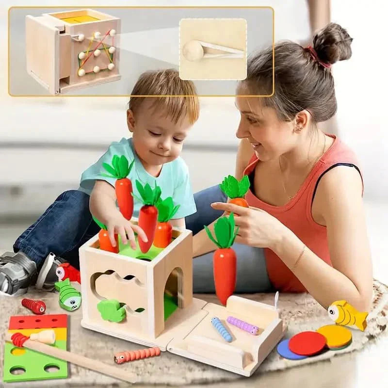 NovaTrail PlayCube: 8-In-1 Montessori Baby Play Box For Development And Creativity