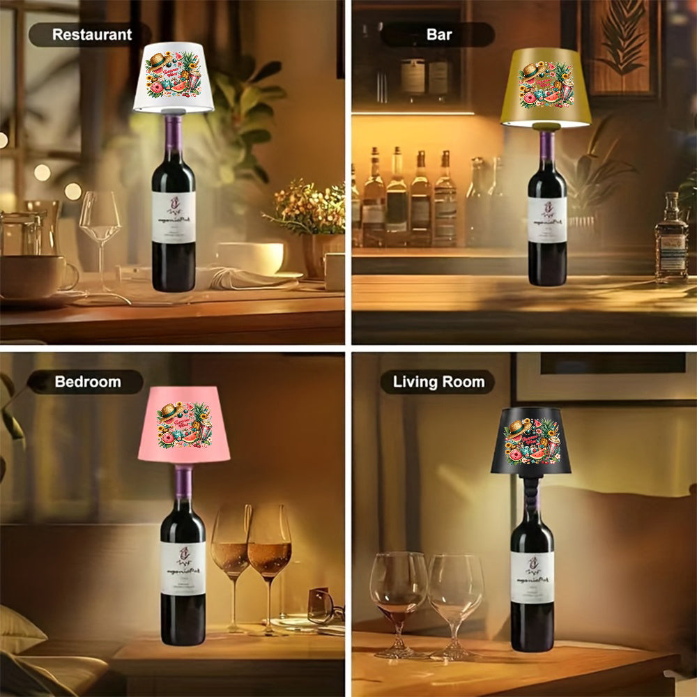 Portable LED Bottle Lamp for Vibrant Ambient Lighting