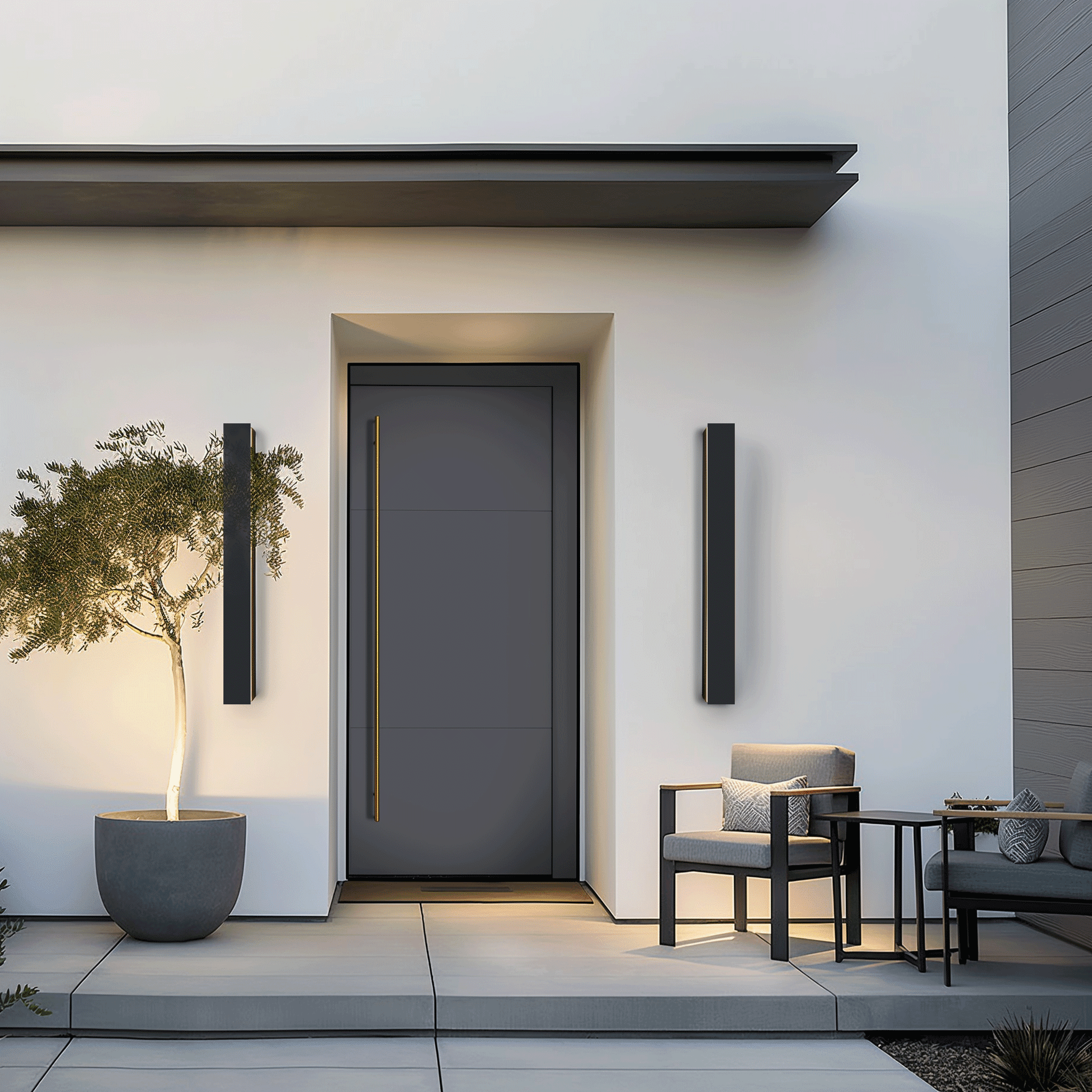 Lampada esterna NordicGlow per spazi all'aperto moderni