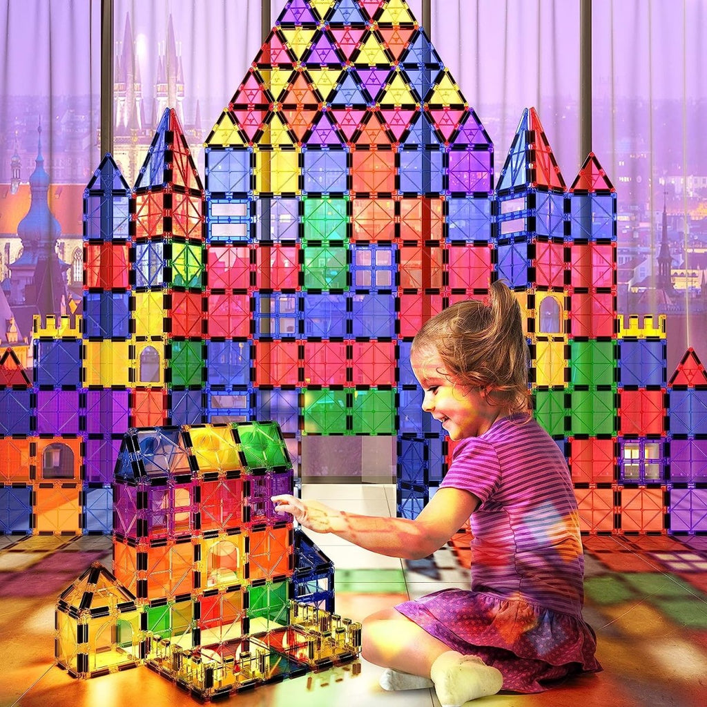 NovaBuild Montessori magnetické dlaždice pro kreativní děti