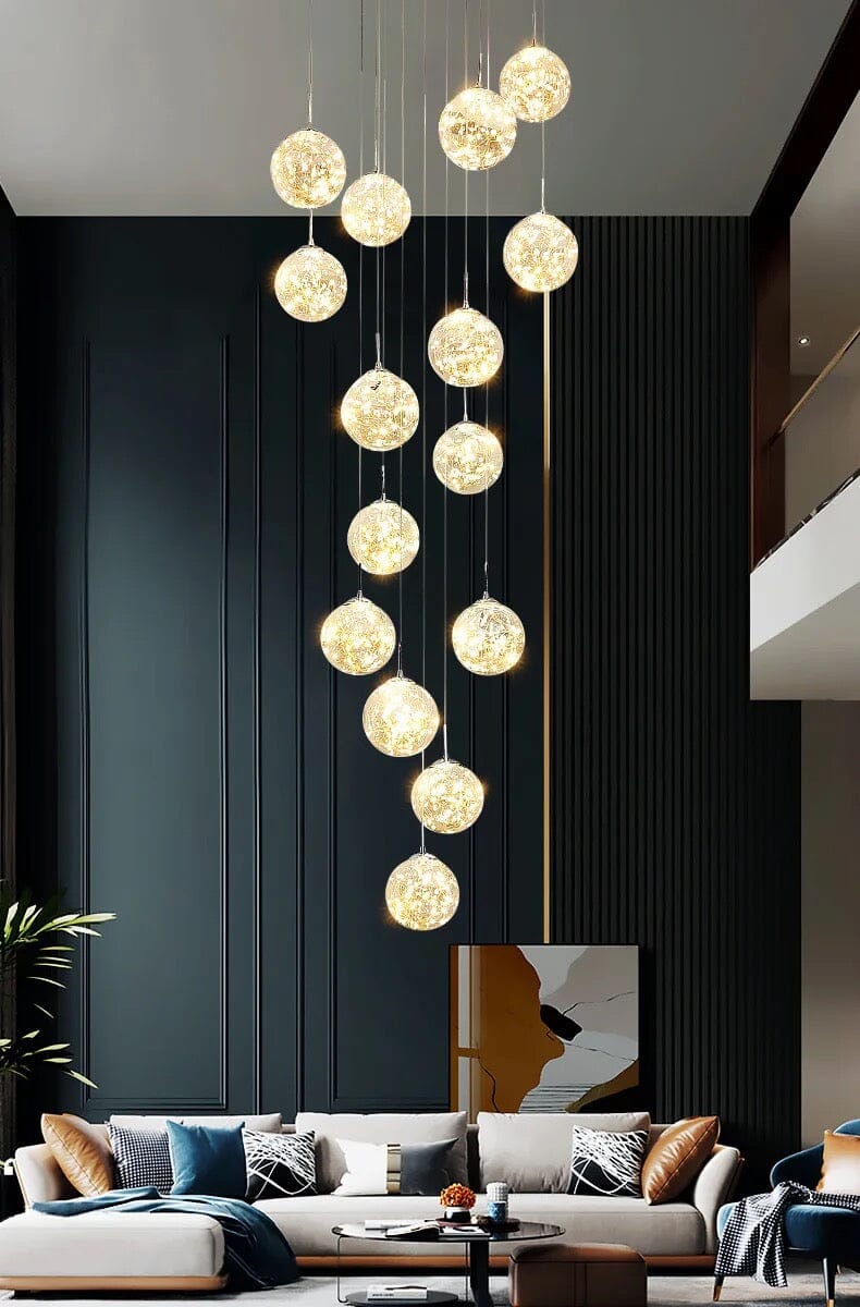 Bella Glass Ball Chandelier | Fervei