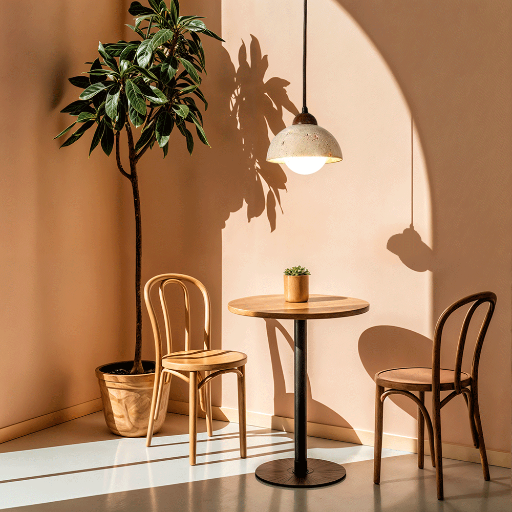 Solena Travertine Pendant Lights For Modern Interiors